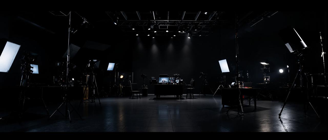 在线影院影视制作工作室内部场景